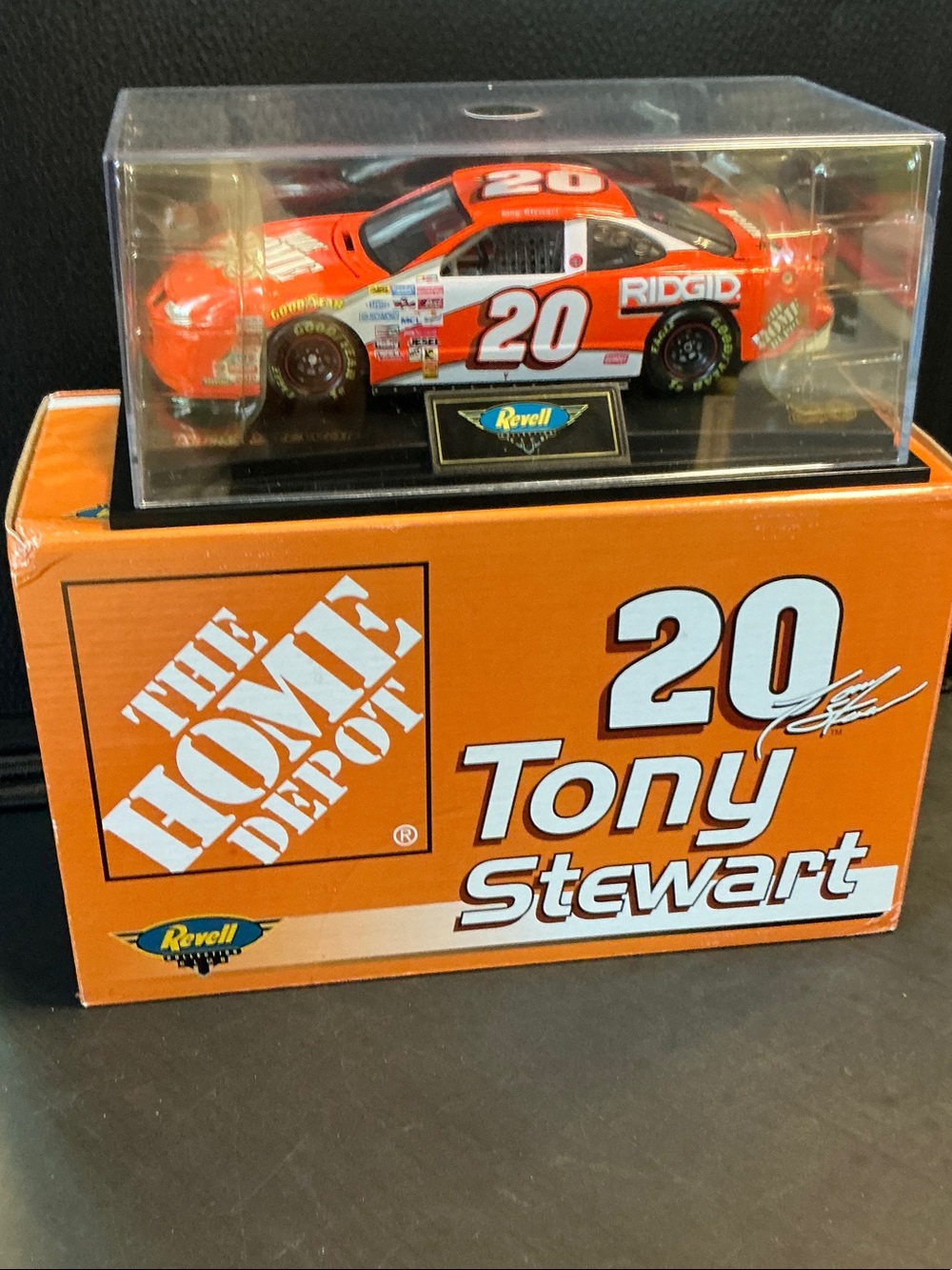 Revell Tony Stewart #20 Home Depot Diecast Car - Orange